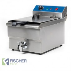 Fischer Electric Single Pan Commercial Deep Fryer - 1 x 17L - 15amp - EF-171V